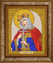 Рисунок на ткани для вышивки бисером ИС-4021 Святая Равноапостольная Княгиня Ольга 20х24,5см