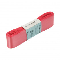 Лента атласная 25 мм ( 1 ") "Gamma" ФАСОВКА 5.4 м №069 т.розовый