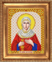 Рисунок на ткани для вышивки бисером И-5167 Святая Иоанна Мироносица 13,5х17см