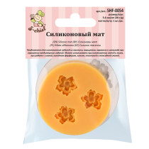 "S-CHIEF" SHF-0054 Силиконовый мат 1 шт 3 цветка