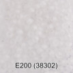 Бисер Чехия " GAMMA" круглый 5 10/ 0 2. 3 мм 5 г 1- й сорт E200 прозрачный мат. ( 38302 ) 
