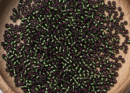 Бисер Япония круглый 11/0 10г 2204 оливин/розовый матовый, окрашенный изнутри