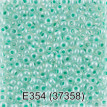 Бисер Чехия " GAMMA" круглый 5 10/ 0 2. 3 мм 5 г 1- й сорт E354 св. зеленый ( 37358 ) 